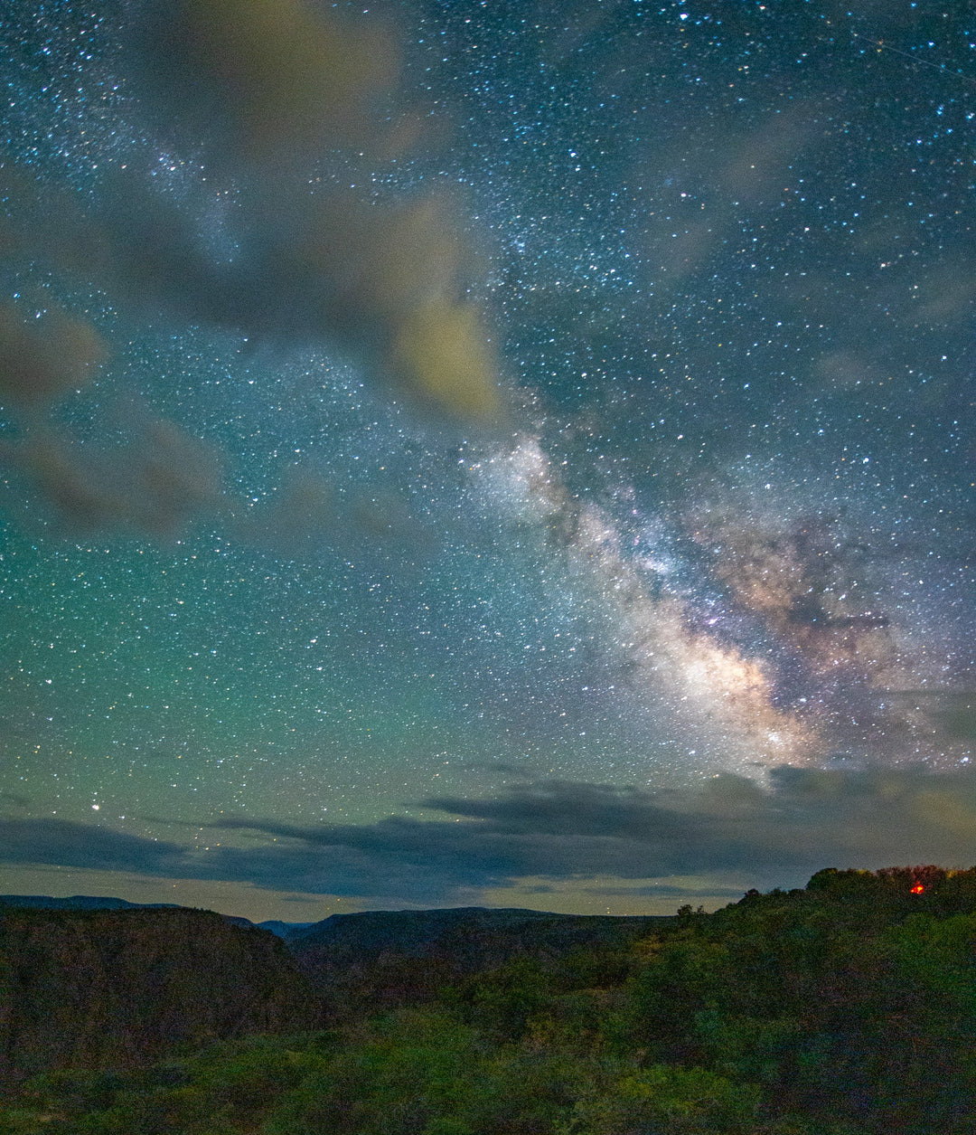 Milky Way Through the Clouds Part 1 - Visiting This World