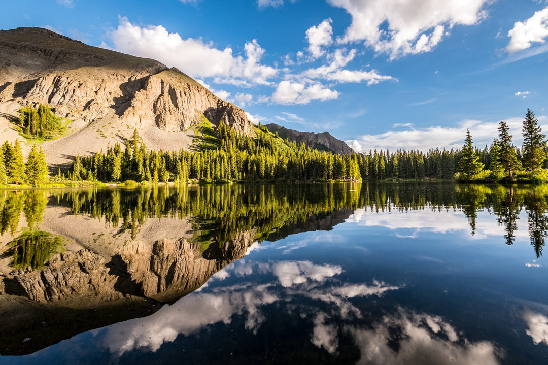 Mountain Scene Reflected - Visiting This World