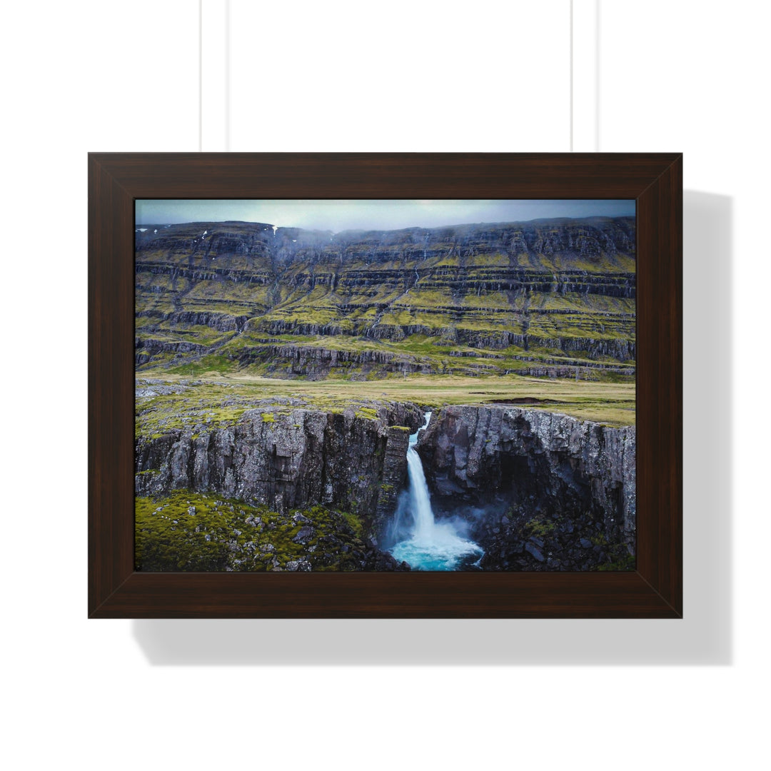 A Remote Waterfall - Framed Print