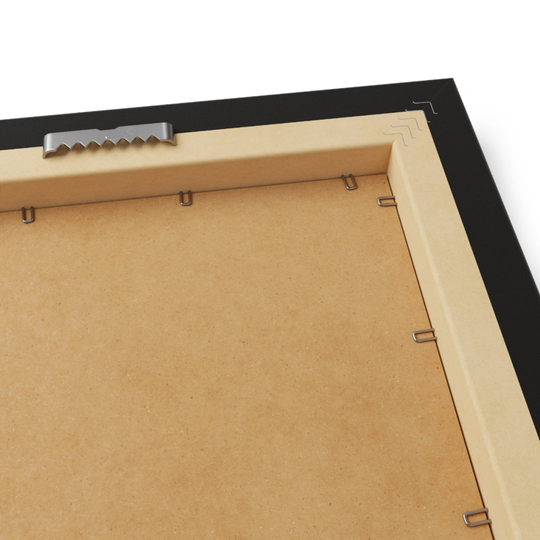 Natural Frames Part 2 in Black and White - Framed Print