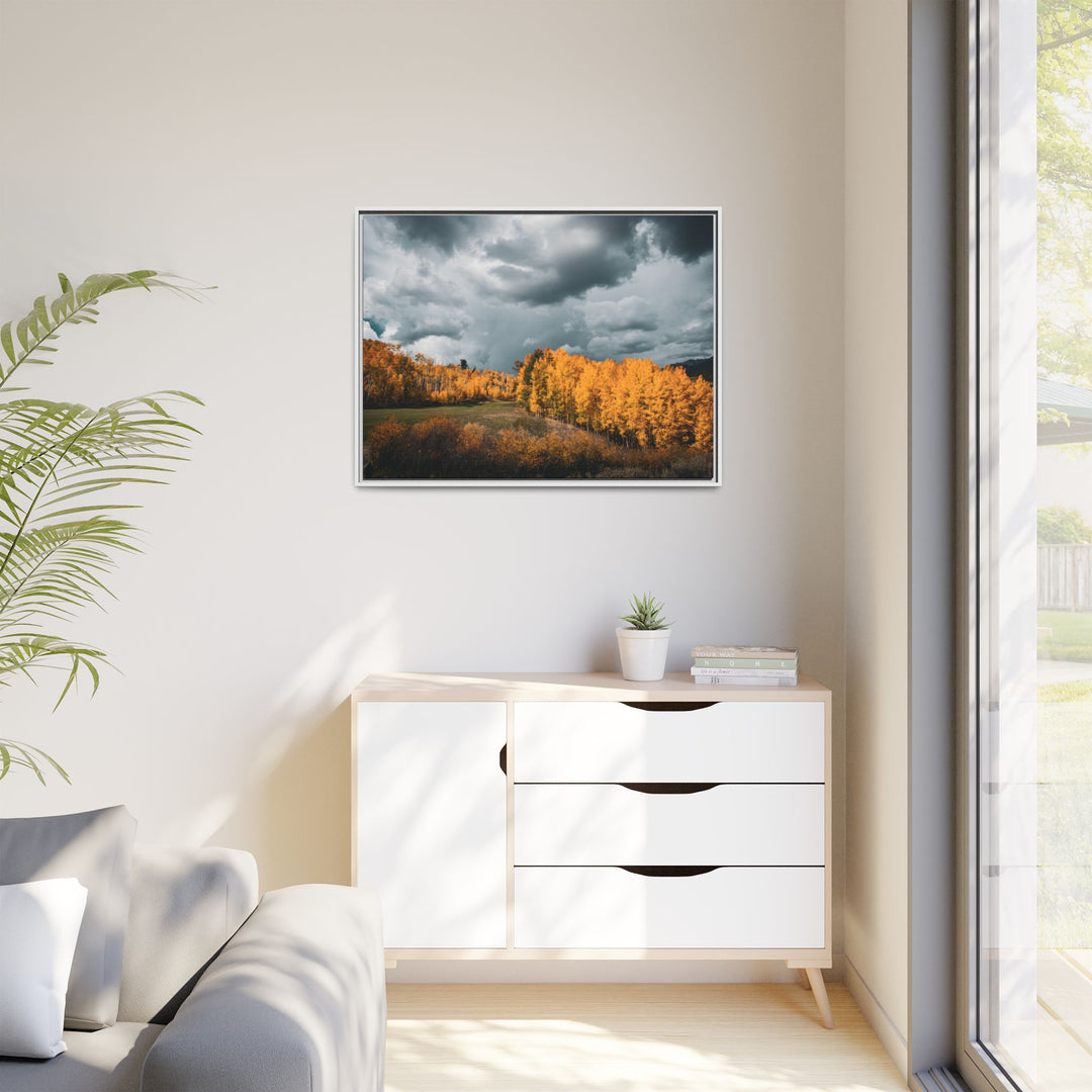 Courage | Framed Matte Canvas Art Print | Elemental Escape Collection