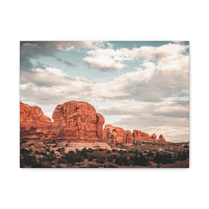 A Desert Sunset | Patience | Matte Canvas Art Print | Elemental Escape Collection