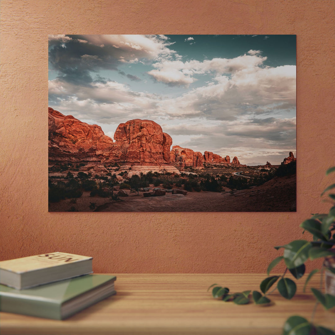 A Desert Sunset | Patience | Aluminum Wall Art | Elemental Escape Collection