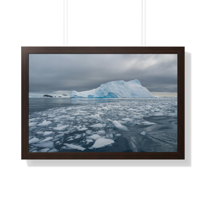 Lane of Ice - Framed Print