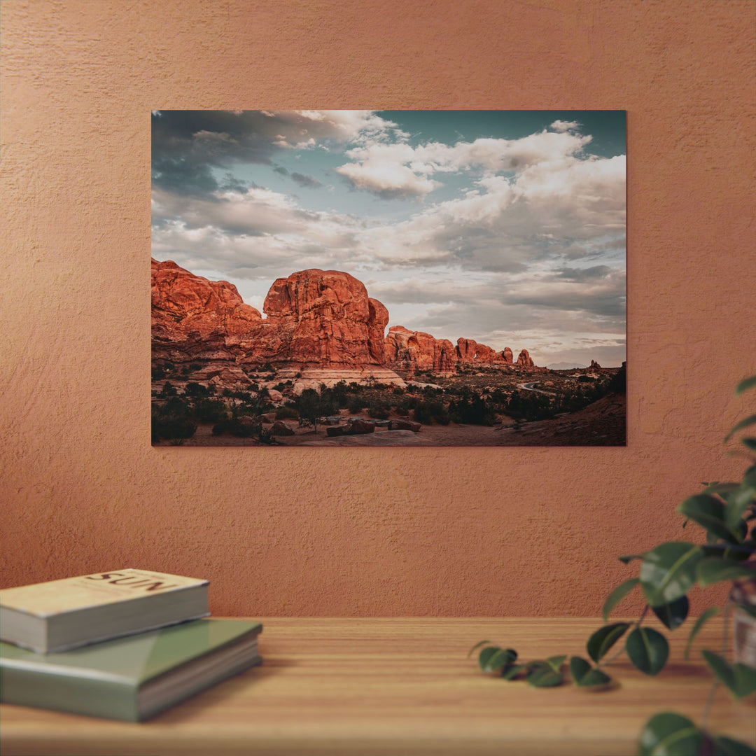 A Desert Sunset | Patience | Aluminum Wall Art | Elemental Escape Collection