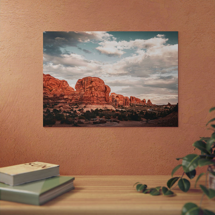 A Desert Sunset | Patience | Aluminum Wall Art | Elemental Escape Collection