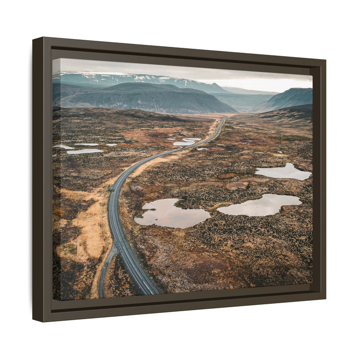 A Road Worth Traveling | Freedom | Framed Matte Canvas Art Print | Elemental Escape Collection