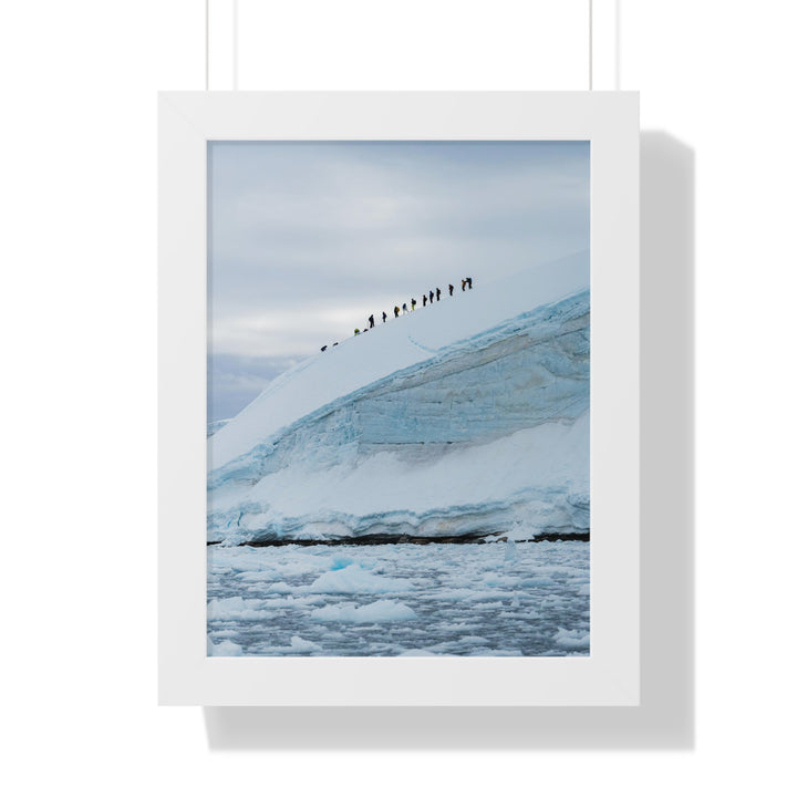 Preparing for the Climb - Framed Print