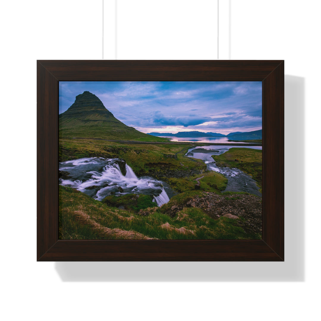 An Icelandic Sunset - Framed Print