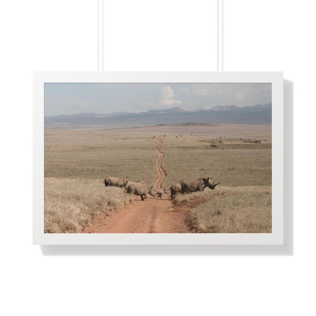 Conservation Success Family - Framed Print