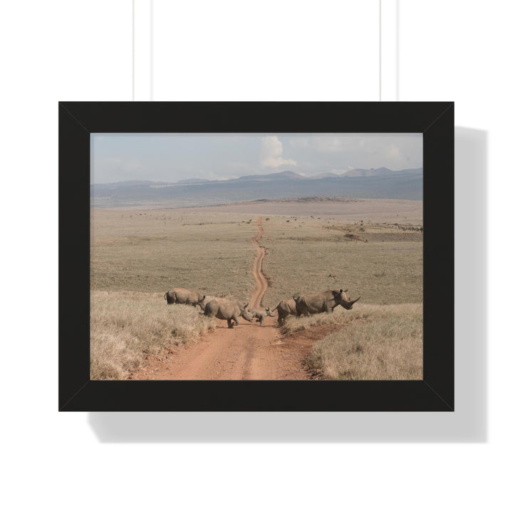 Conservation Success Family - Framed Print