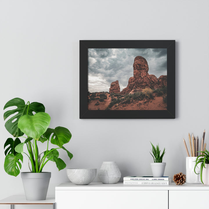Dramatic Rocks - Framed Print