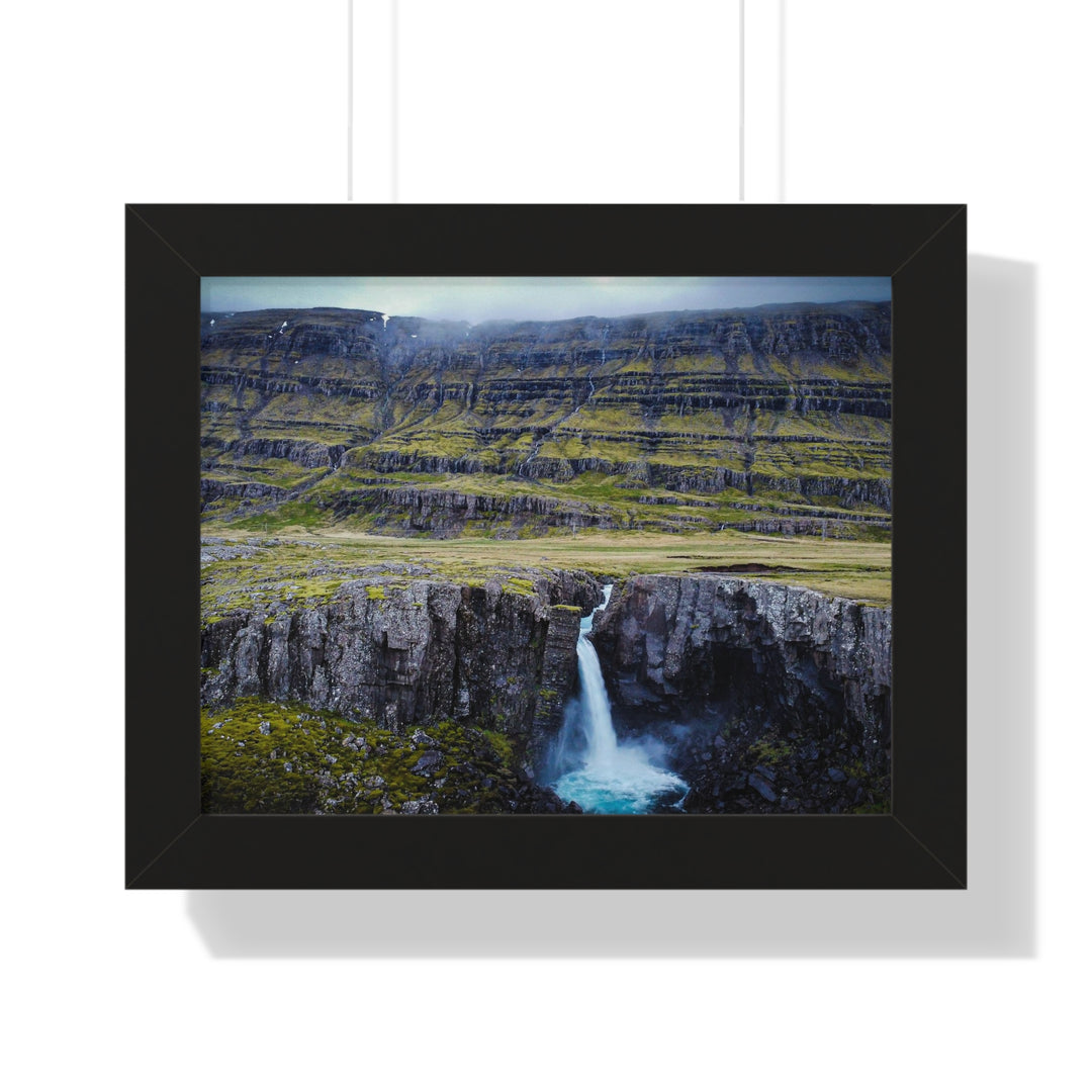 A Remote Waterfall - Framed Print