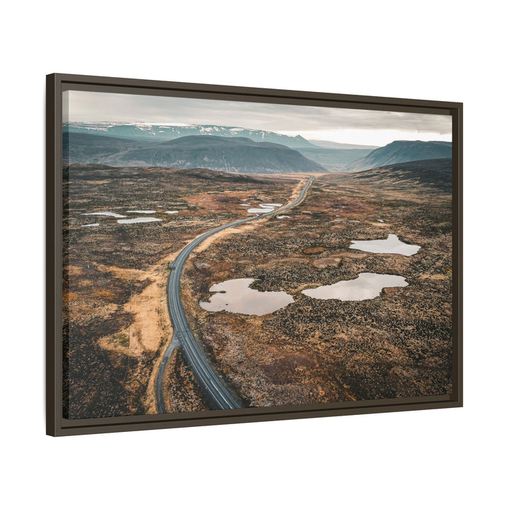 A Road Worth Traveling | Freedom | Framed Matte Canvas Art Print | Elemental Escape Collection