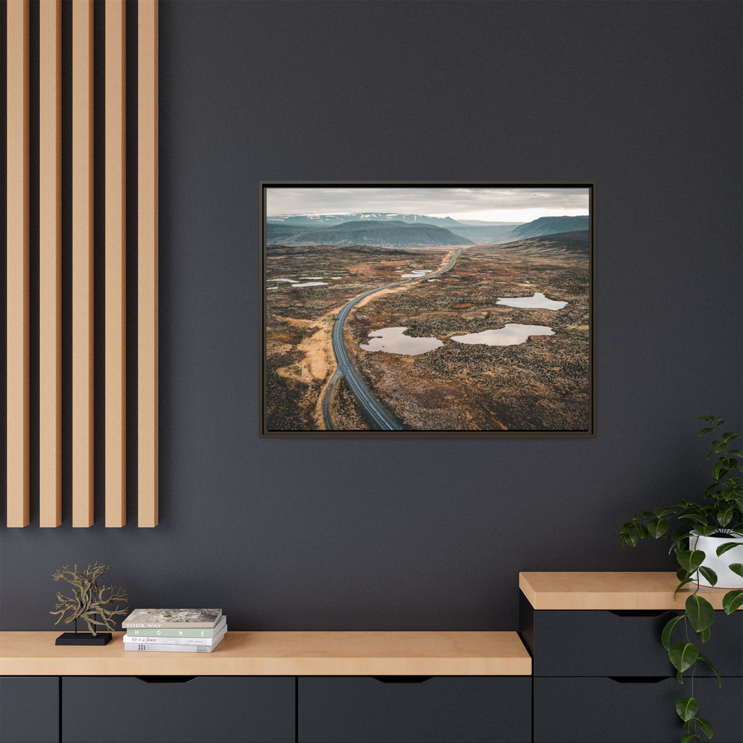 A Road Worth Traveling | Freedom | Framed Matte Canvas Art Print | Elemental Escape Collection