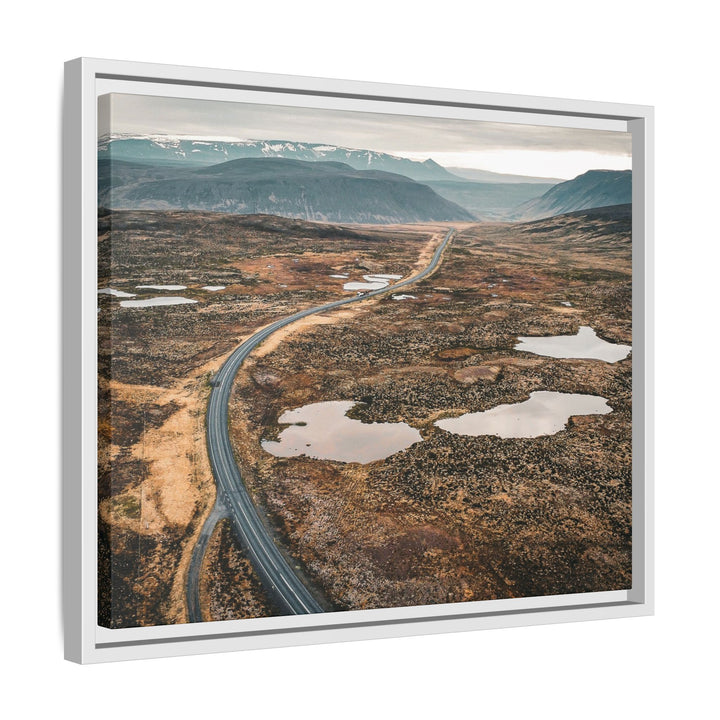 A Road Worth Traveling | Freedom | Framed Matte Canvas Art Print | Elemental Escape Collection