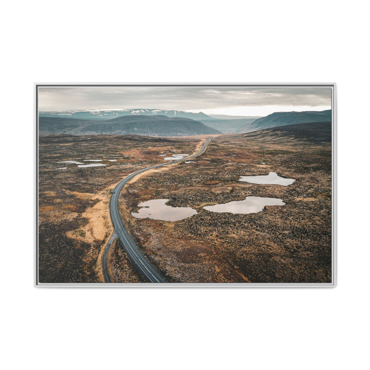 A Road Worth Traveling | Freedom | Framed Matte Canvas Art Print | Elemental Escape Collection