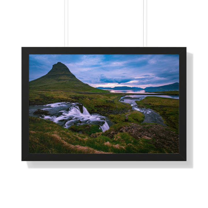 An Icelandic Sunset - Framed Print