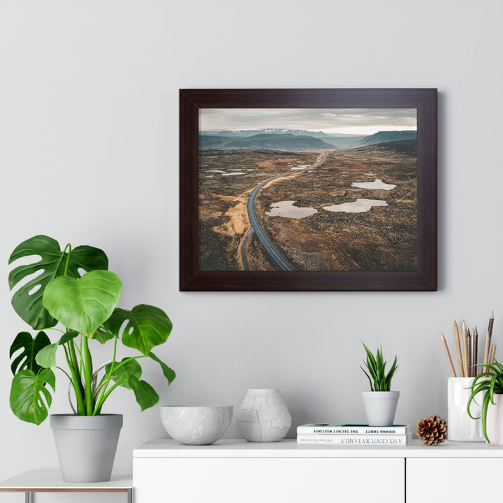 A Road Worth Traveling | Freedom | Framed Print | Elemental Escape Collection