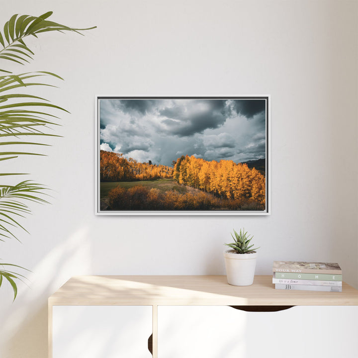 Courage | Framed Matte Canvas Art Print | Elemental Escape Collection