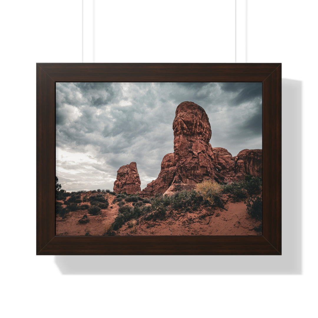 Dramatic Rocks - Framed Print