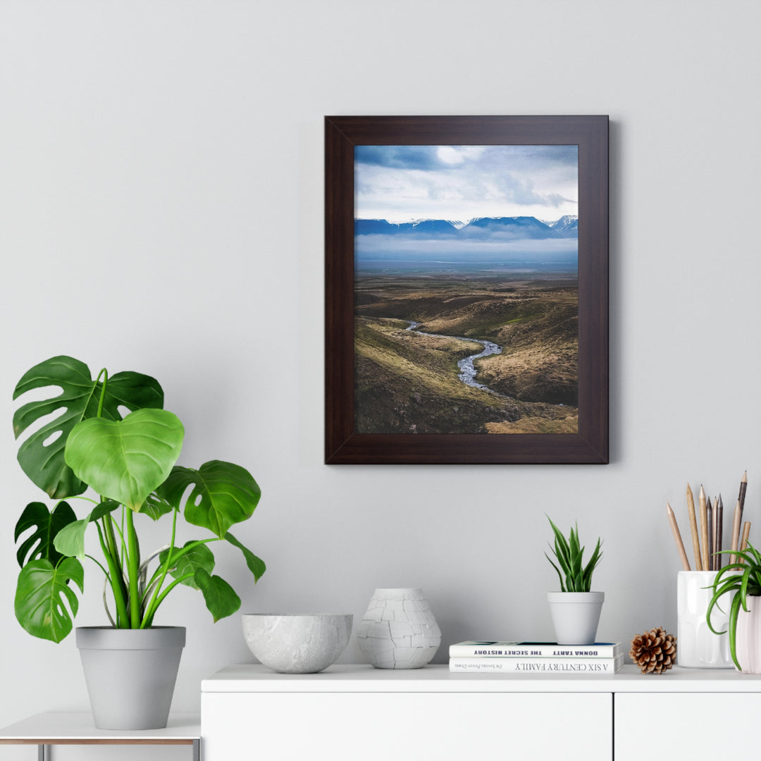 The Fog Approaches - Framed Print