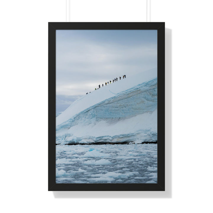 Preparing for the Climb - Framed Print