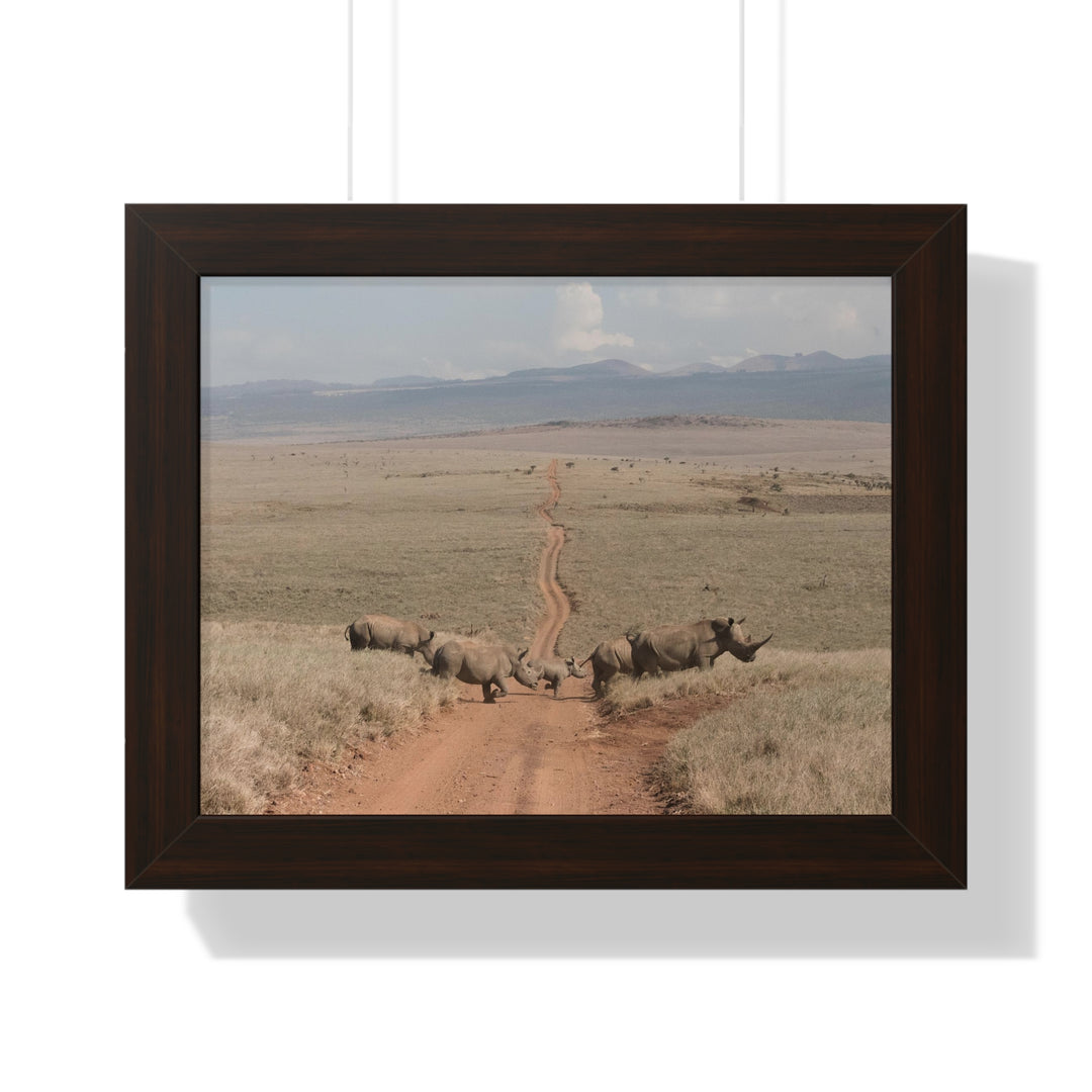 Conservation Success Family - Framed Print