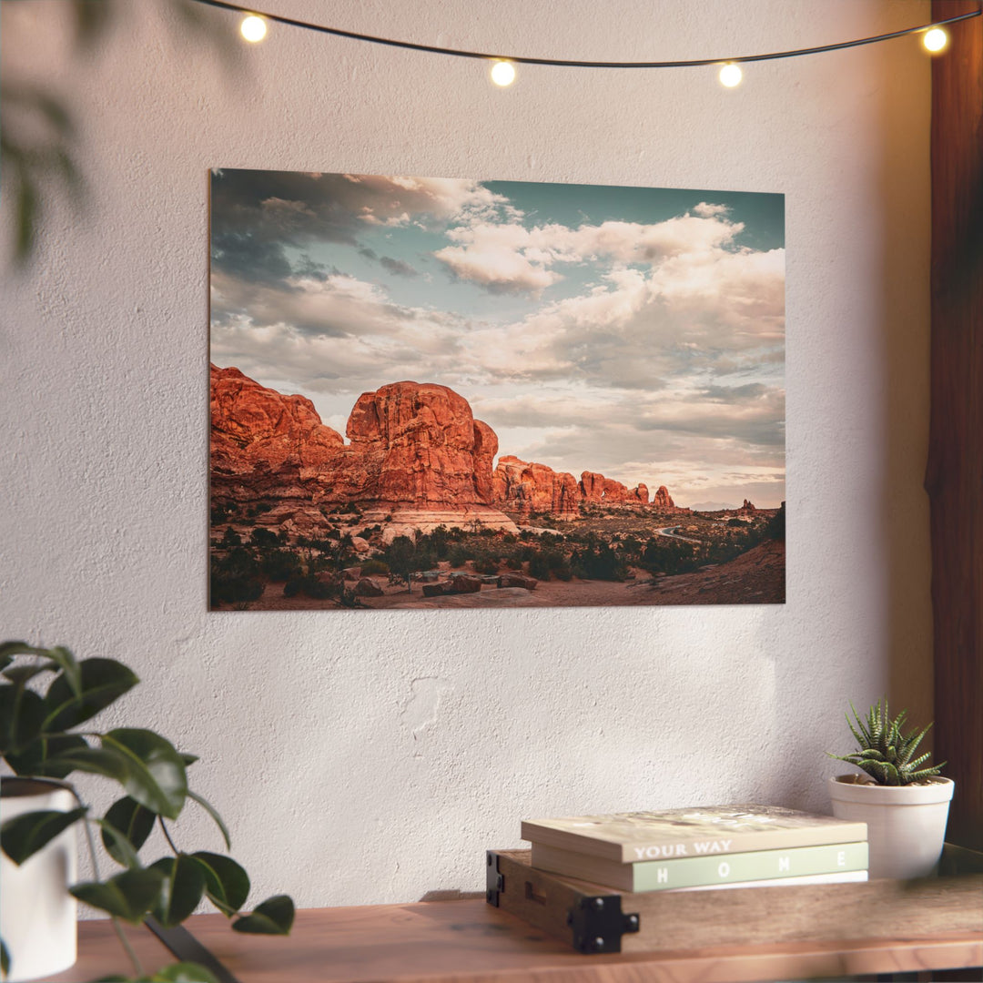 A Desert Sunset | Patience | Aluminum Wall Art | Elemental Escape Collection