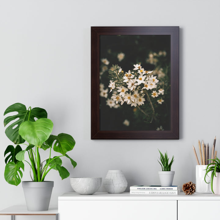 A Touch of White - Framed Print