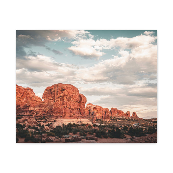 A Desert Sunset | Patience | Matte Canvas Art Print | Elemental Escape Collection
