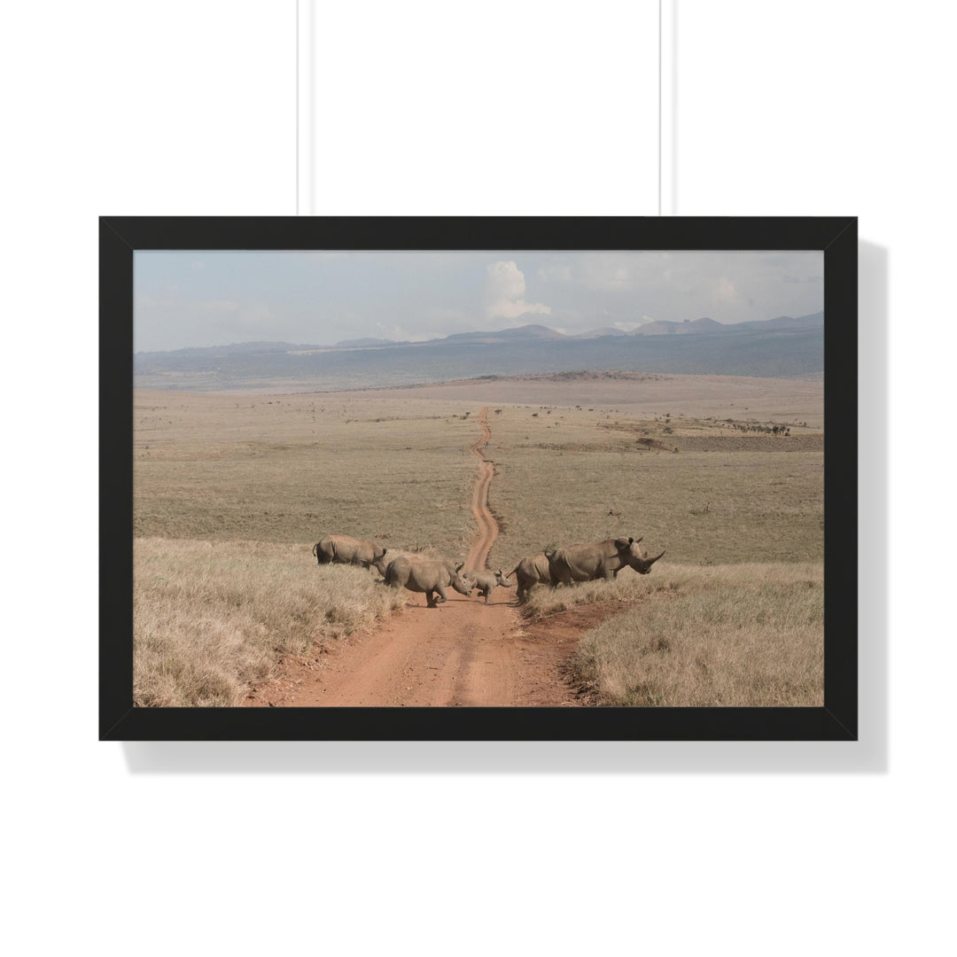 Conservation Success Family - Framed Print