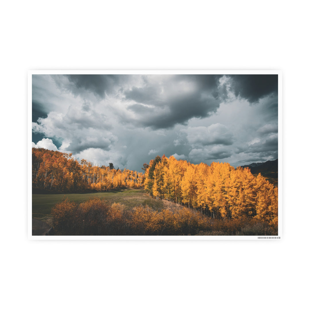 Storm - Nature Photography Wall Art, Scenic Poster, Home Decor Print, Rustic Wall Decor, Gift for Nature Lovers, Autumn Landscape Art