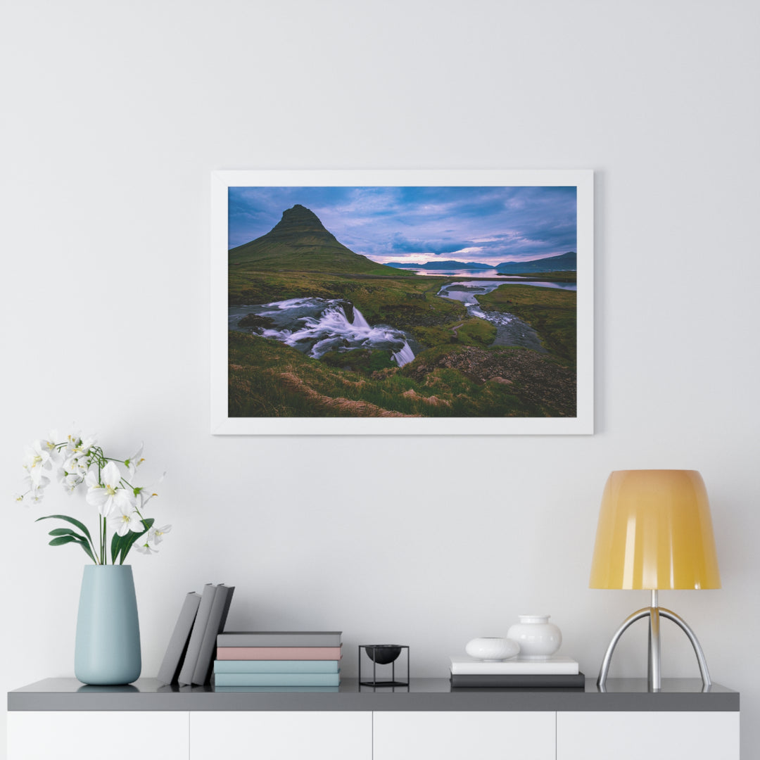 An Icelandic Sunset - Framed Print