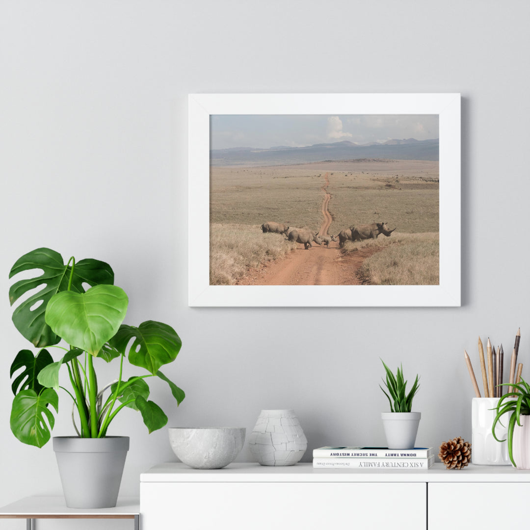 Conservation Success Family - Framed Print