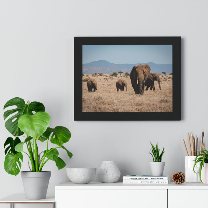 Family March - Framed Print