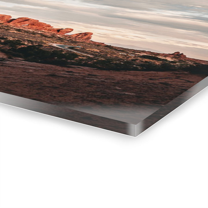 A Desert Sunset | Patience | Acrylic Wall Art Print | Elemental Escape Collection