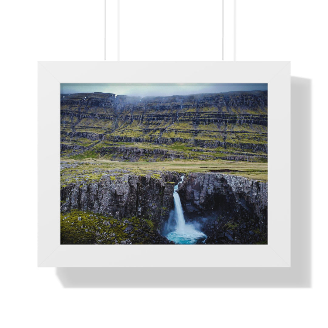 A Remote Waterfall - Framed Print