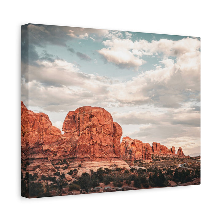A Desert Sunset | Patience | Matte Canvas Art Print | Elemental Escape Collection