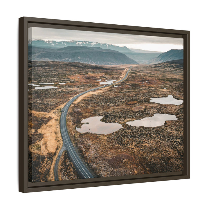 A Road Worth Traveling | Freedom | Framed Matte Canvas Art Print | Elemental Escape Collection