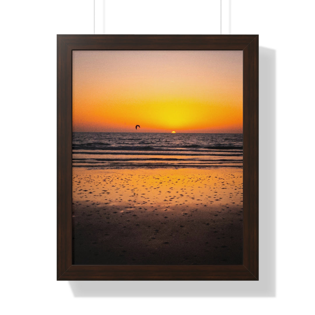 Sunrise on the Sea - Framed Print