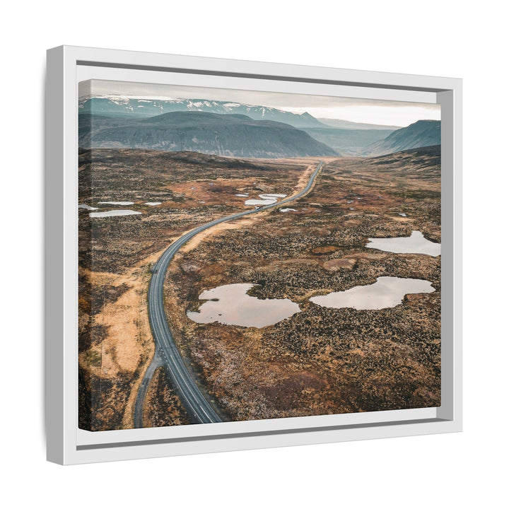 A Road Worth Traveling | Freedom | Framed Matte Canvas Art Print | Elemental Escape Collection