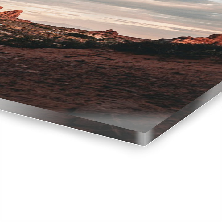 A Desert Sunset | Patience | Acrylic Wall Art Print | Elemental Escape Collection