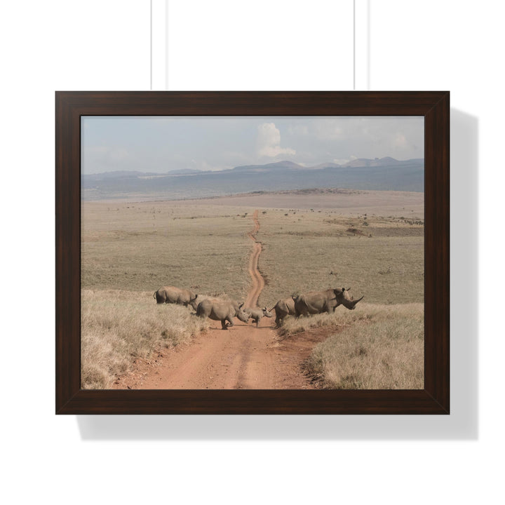 Conservation Success Family - Framed Print