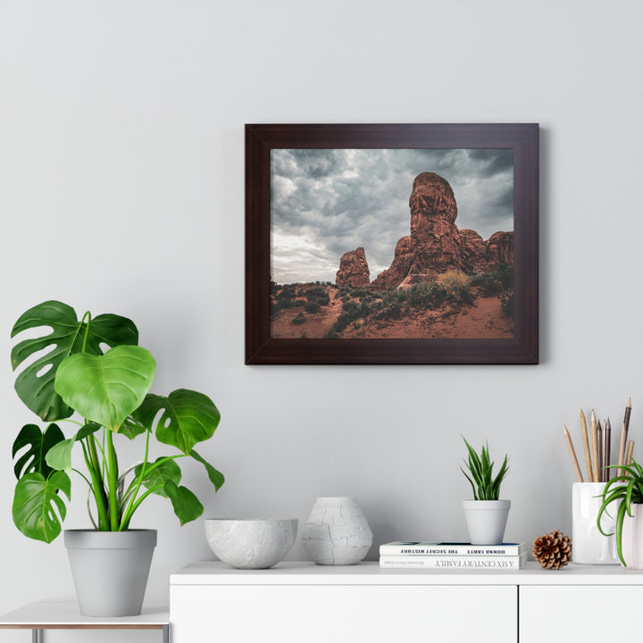 Dramatic Rocks - Framed Print