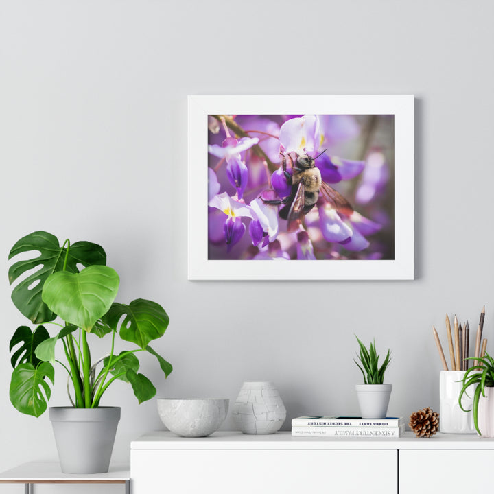 Hungry Visitor - Framed Print