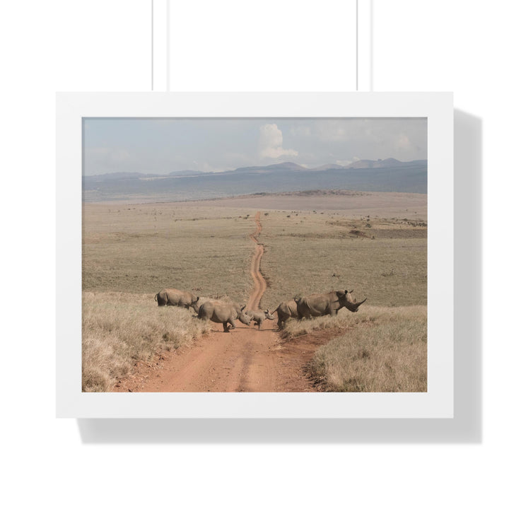 Conservation Success Family - Framed Print