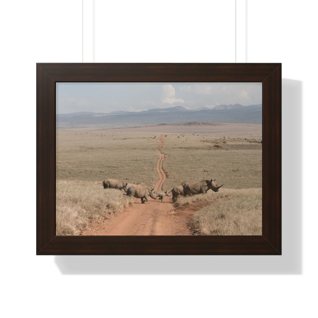 Conservation Success Family - Framed Print