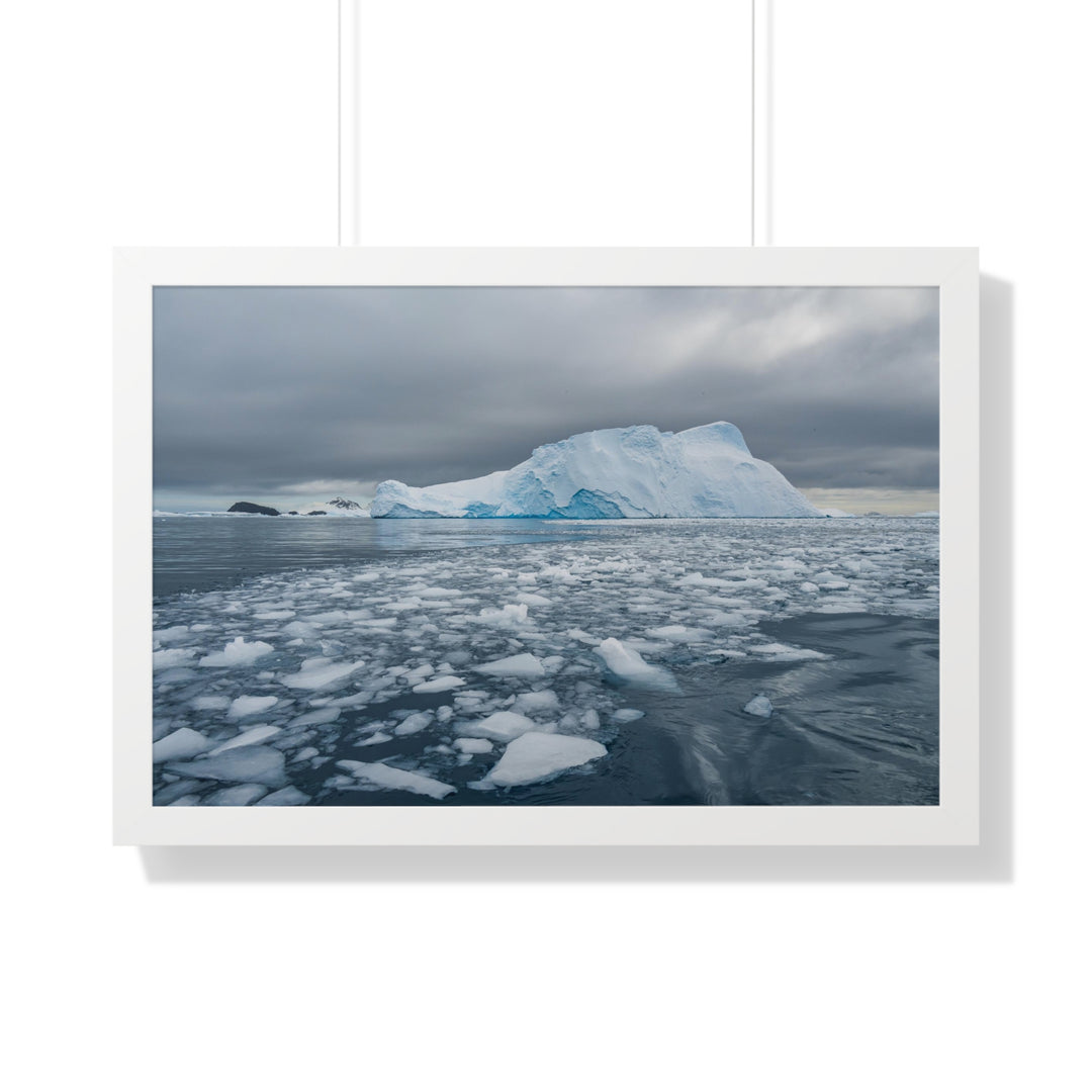 Lane of Ice - Framed Print
