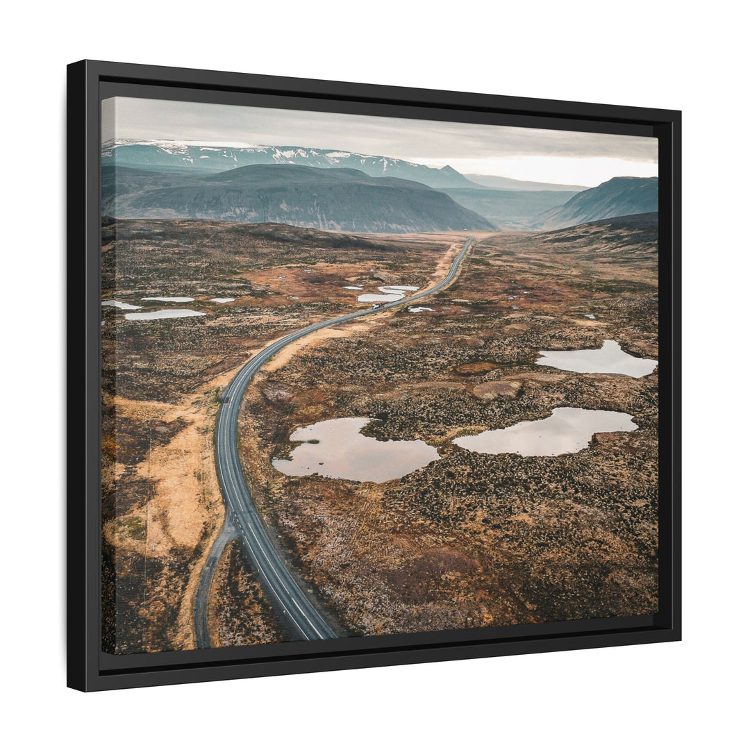 A Road Worth Traveling | Freedom | Framed Matte Canvas Art Print | Elemental Escape Collection